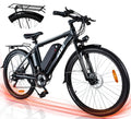 ZNH Electric Bike UL Certified 26'' Bicycle for Adults 350W Electric Commuter Bike/Mountain Bike, Adult Ebike with Removable 36V/10AH Battery, Electric Bike with Disc Brake/ 21-Speed Gears