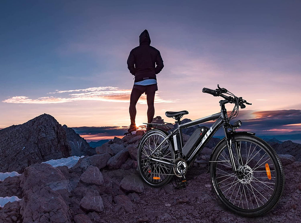 ZNH Electric Bike UL Certified 26'' Bicycle for Adults 350W Electric Commuter Bike/Mountain Bike, Adult Ebike with Removable 36V/10AH Battery, Electric Bike with Disc Brake/ 21-Speed Gears