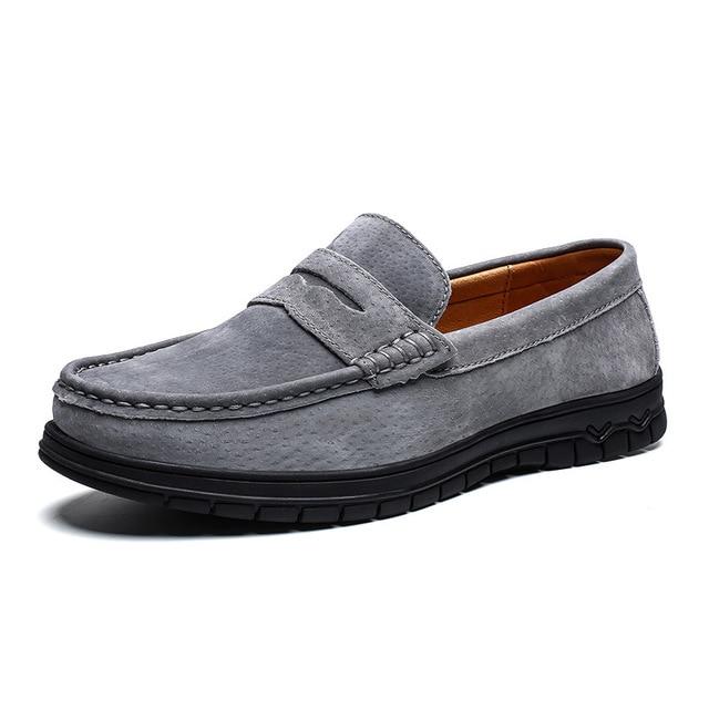 High Quality Summer Genuine Leather Flats Casual Shoes