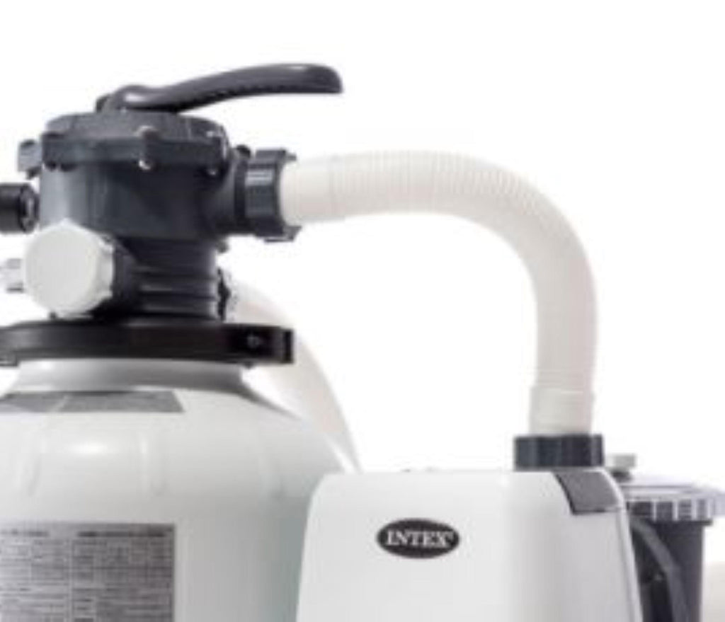 intex 2800 gph above ground pool sand filter pump w/ deluxe pool maintenance kit
