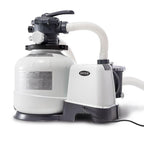 intex 2800 gph above ground pool sand filter pump w/ deluxe pool maintenance kit