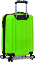 Contour 3-Piece Hardside Spinner Luggage Set with TSA Lock, Apple Green, One Size