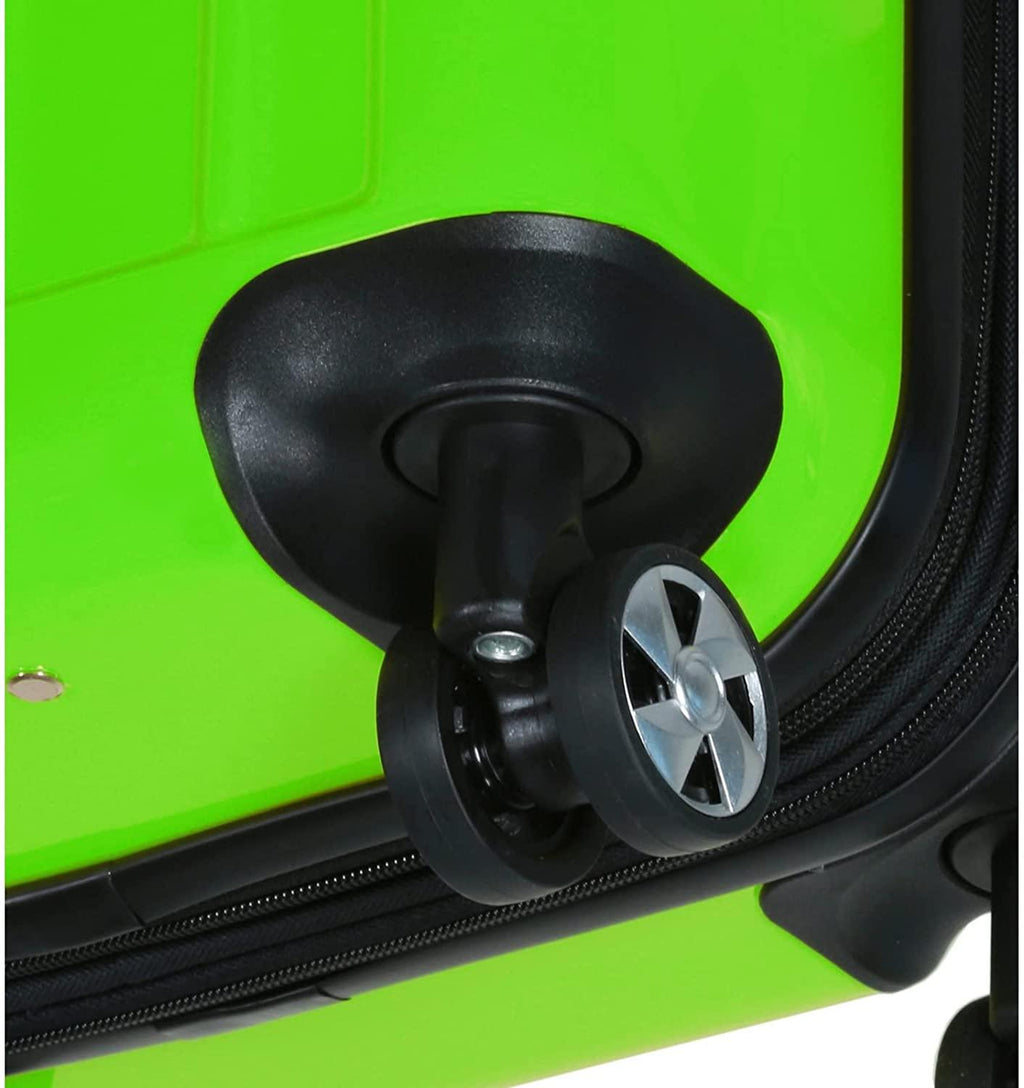 Contour 3-Piece Hardside Spinner Luggage Set with TSA Lock, Apple Green, One Size