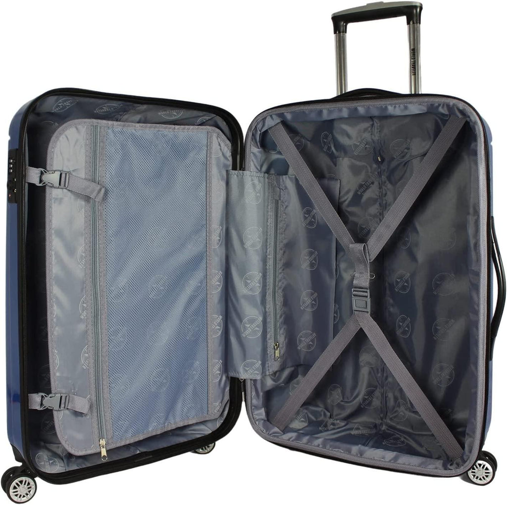 Contour 3-Piece Hardside Spinner Luggage Set with TSA Lock, Apple Green, One Size
