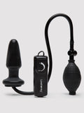 Lovehoney Vibrating Inflatable Butt Plug 4.5 Inch, Black