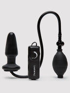 Lovehoney Vibrating Inflatable Butt Plug 4.5 Inch, Black