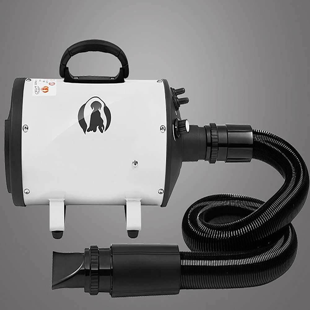 Pet Grooming Blower-2200W for LarSmall Dogs Cats Variable Speed&amp;Temperature White