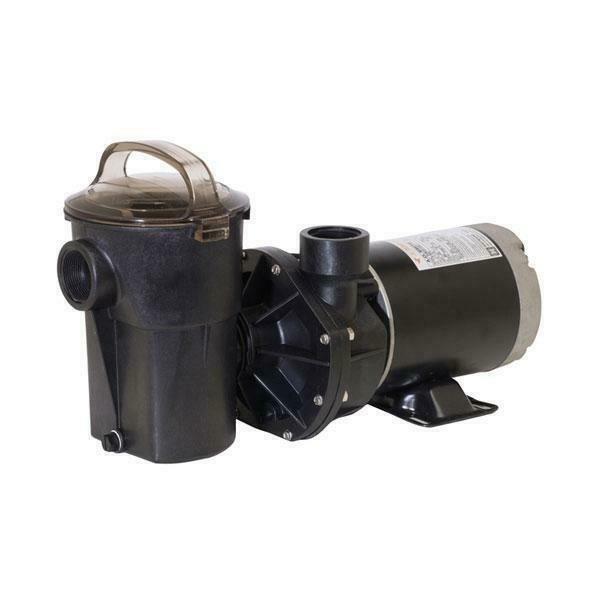 hayward powerflo lx 1.5 hp corded above ground swimming pool water pump (used)