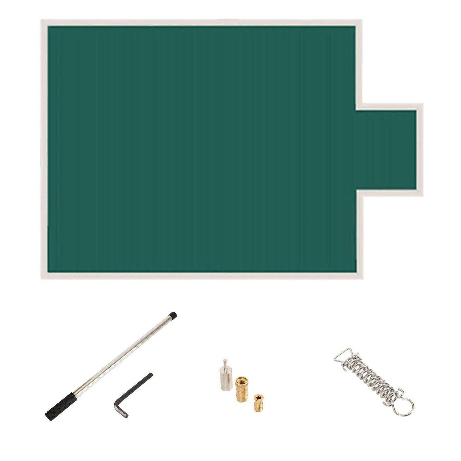 winter swimming pool cover safety cover rectangle inground pool mesh