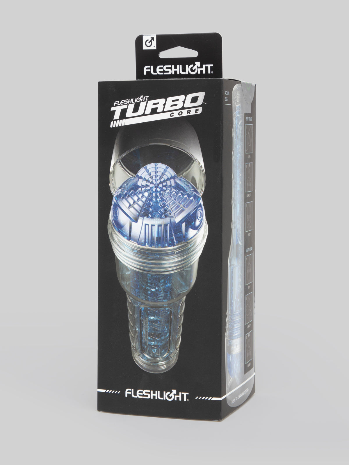 Fleshlight Turbo Core Blow Job Masturbator, Blue