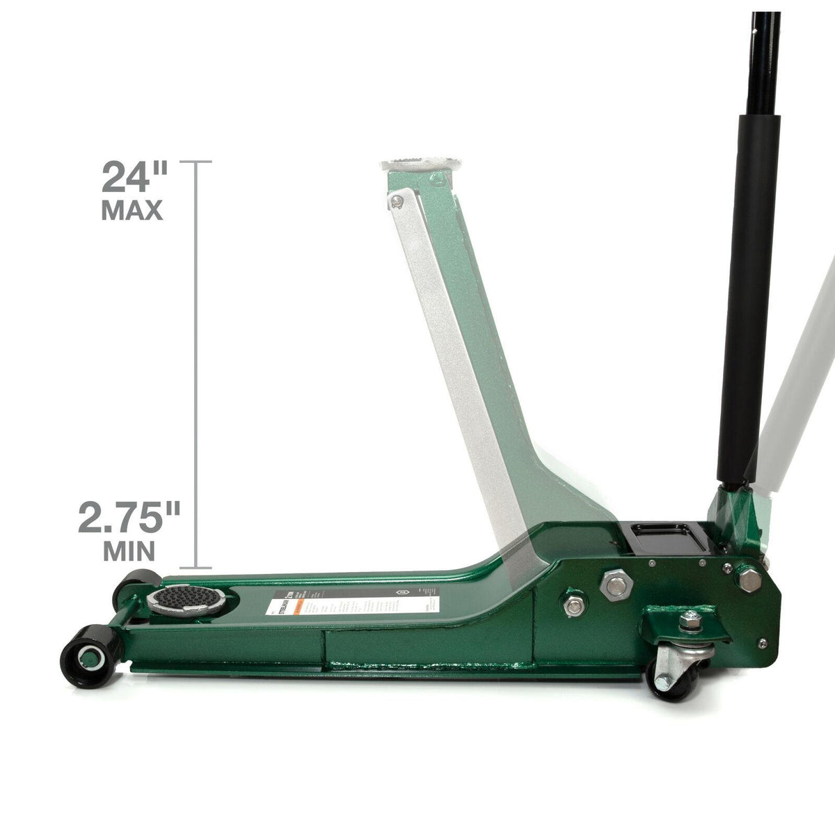 Steelman Ultra-Low Profile 2-T Capacity Roll-Around Hydraulic Service Jack 99015