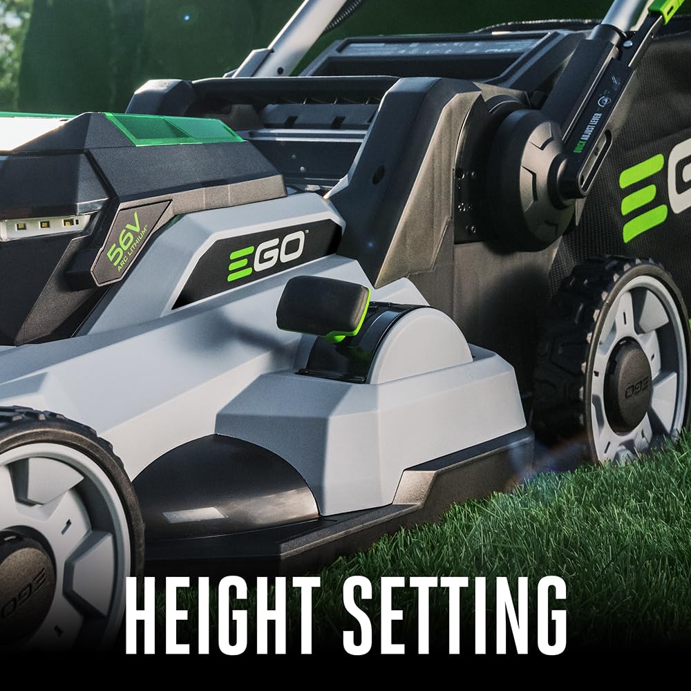 Electric Lawn Mower, Cordless Push, Includes 56V 4.0Ah Battery and Charger - LM2112