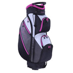 Ram Golf Lightweight Ladies Cart Bag with 14 Way Dividers Grey/Pink