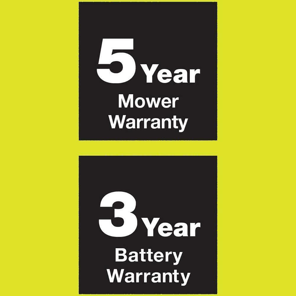 RYOBI Push Lawn Mower 18 in. 40-V 2-in-1 4.0 Ah Battery Charger Li-Ion Cordless