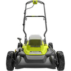 RYOBI Push Lawn Mower 18 in. 40-V 2-in-1 4.0 Ah Battery Charger Li-Ion Cordless