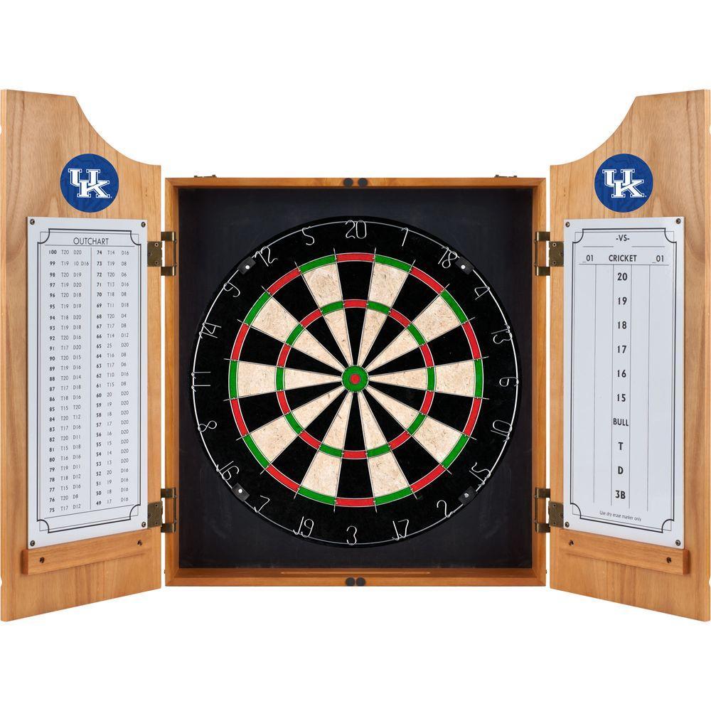 University of Kentucky Fade 20.5 in. Wood Dart Cabinet Set