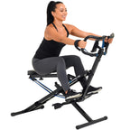 Exerpeutic Tug-N-Tight Squat LeveraRowing Machine with MyCloudFitness App