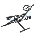Exerpeutic Tug-N-Tight Squat LeveraRowing Machine with MyCloudFitness App