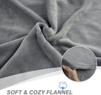 Kamileo Electric Blanket Queen Size Dual Control 84x90 Inch, Heated Blanket Soft Flannel, Heating Blanket 10 Heating Levels, 1-12 Hours Timed Off, Machine Washable