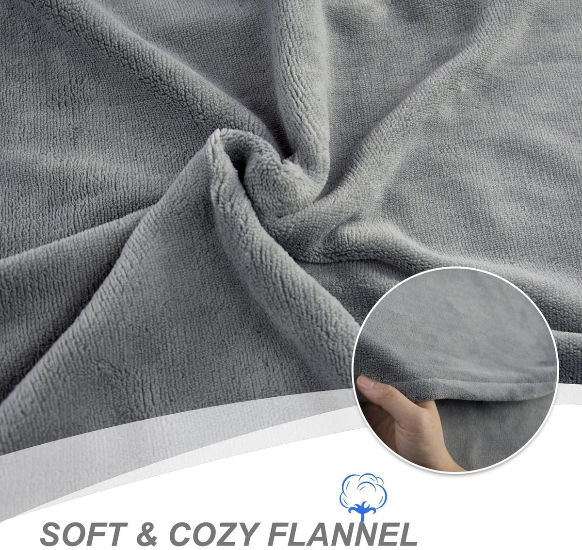 Kamileo Electric Blanket Queen Size Dual Control 84x90 Inch, Heated Blanket Soft Flannel, Heating Blanket 10 Heating Levels, 1-12 Hours Timed Off, Machine Washable