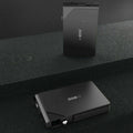 eug travel wifi size dlp projector 3d hd home cinema airplay miracast 7000:1 tv