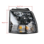 2007-2013 Mitsubishi Outlander EX 2PCS Tail Light 1ALTL01614 166-50402L 214-19A8L-AF 8330A379 MI2804104 Generic