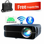 8500:1 android 9.0 projector native 1080p smart home theater bt 5.0 proyector tv
