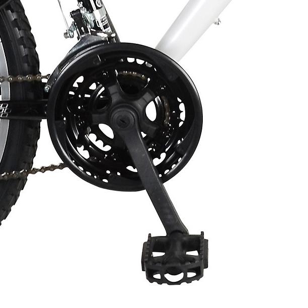 Mantis Orchid 26 In. Full Suspension Bicycle, White Pearl and Purple