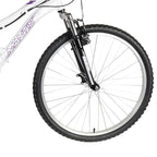Mantis Orchid 26 In. Full Suspension Bicycle, White Pearl and Purple