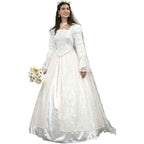 Renaissance Wedding Gown and Veil, size: Medium by Medieval Collectibles
