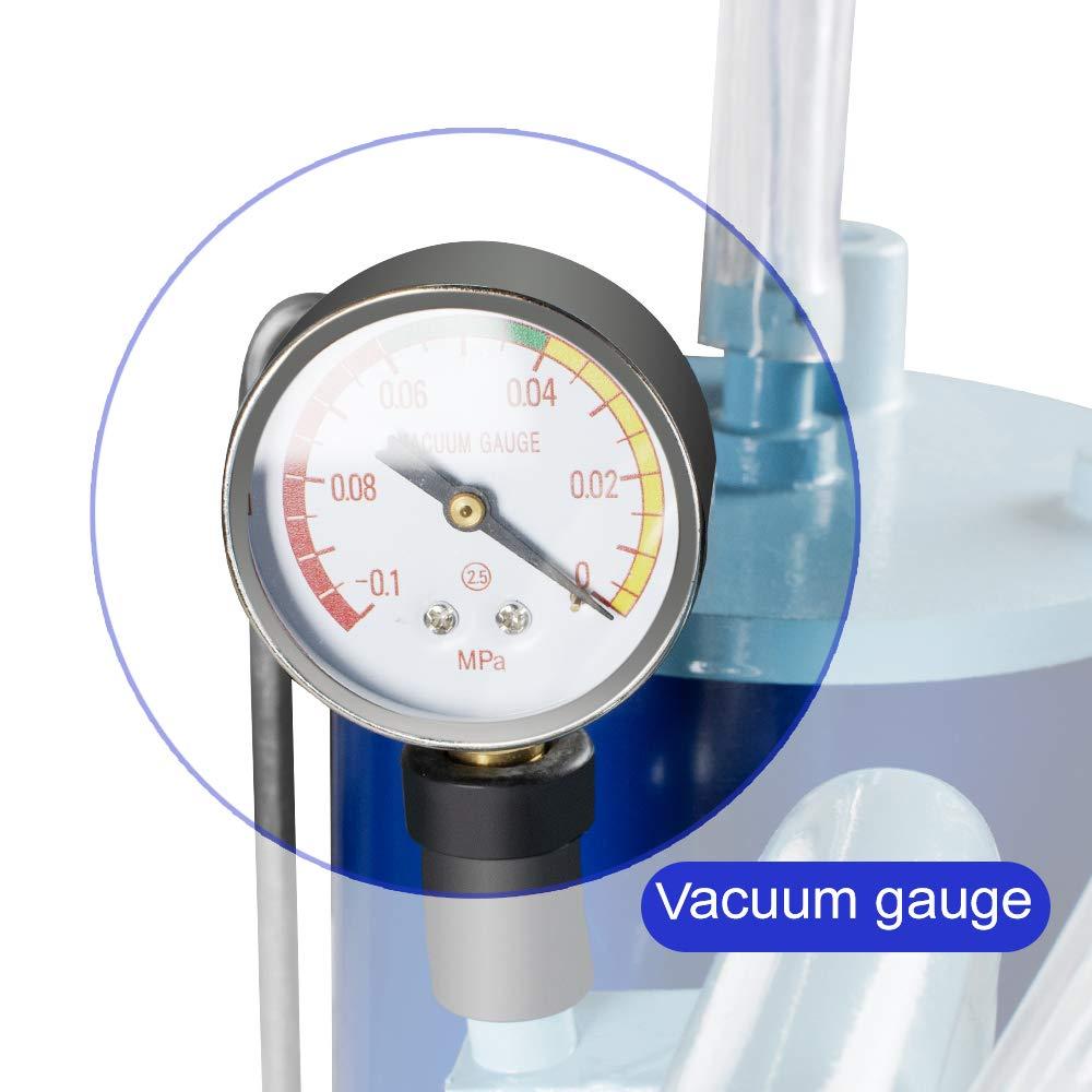 tevedin electric milking machine cows milking machine milker machine 110v milking equipment portable electric milker 25l stainless steel single bucket for farm cows goats