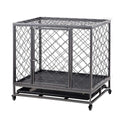 LUCKUP  Heavy Duty Dog CaStrong Metal Kennel