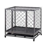 LUCKUP  Heavy Duty Dog CaStrong Metal Kennel