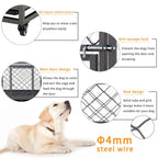 LUCKUP  Heavy Duty Dog CaStrong Metal Kennel