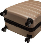 Melbourne Hardside Expandable Spinner Wheel Luggage, Champagne, 3-Piece Set (20/24/28)