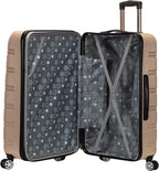 Melbourne Hardside Expandable Spinner Wheel Luggage, Champagne, 3-Piece Set (20/24/28)