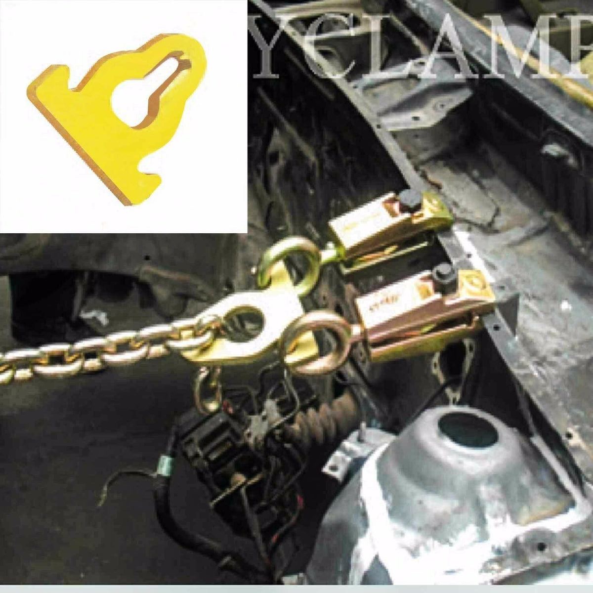 Auto Body Twin Pull Plate  AWY-1504