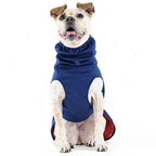 Gold Paw Winter Paw Dog Coat  Soft, Warm Dog Clothes, Stretchy Pet Jacket  Machine Washable, Eco Friendly  All Season, Navy, Size 24