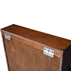 Brookline Electronic Dartboard Cabinet Set in Walnut Finish