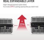 Fochier 3 Piece Expandable Luggage Set with TSA Lock, Hard Shell Rolling Suitcase Set with 4 Spinner Wheels for Women Man , 20 24 28 Inch