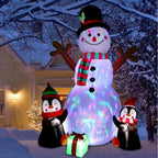 ZMDZA 183cm Christmas Decorations Upgraded Snowman Inflatable Props Inflatable Toy Indoor Outdoor Yard Garden Decorations
