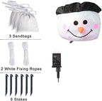 ZMDZA 183cm Christmas Decorations Upgraded Snowman Inflatable Props Inflatable Toy Indoor Outdoor Yard Garden Decorations