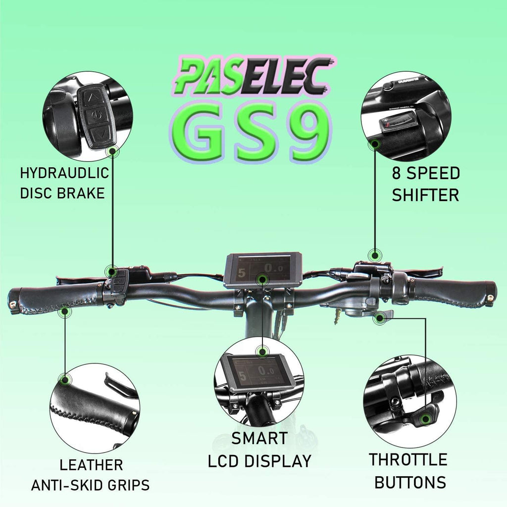 Electric Mountain Bikes for Adults 27.5'' Electric Bicycle, Hydraulic Brakes, 500W Ebike with13ah Removable Lithium Battery Moped Cycle, Full Suspension E-MTB, Professional 8-Speed Gears