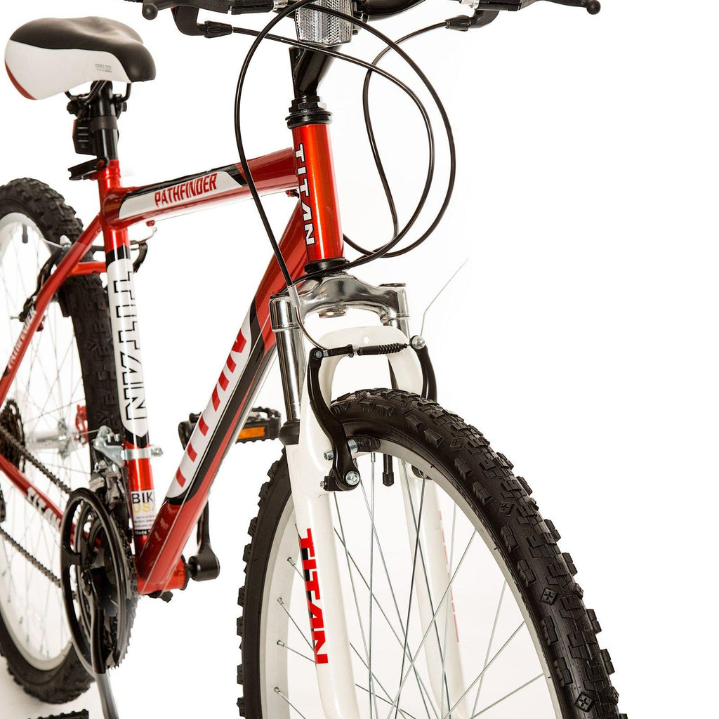 Pathfinder 18-Speed Men's Mountain Bike with Suspension