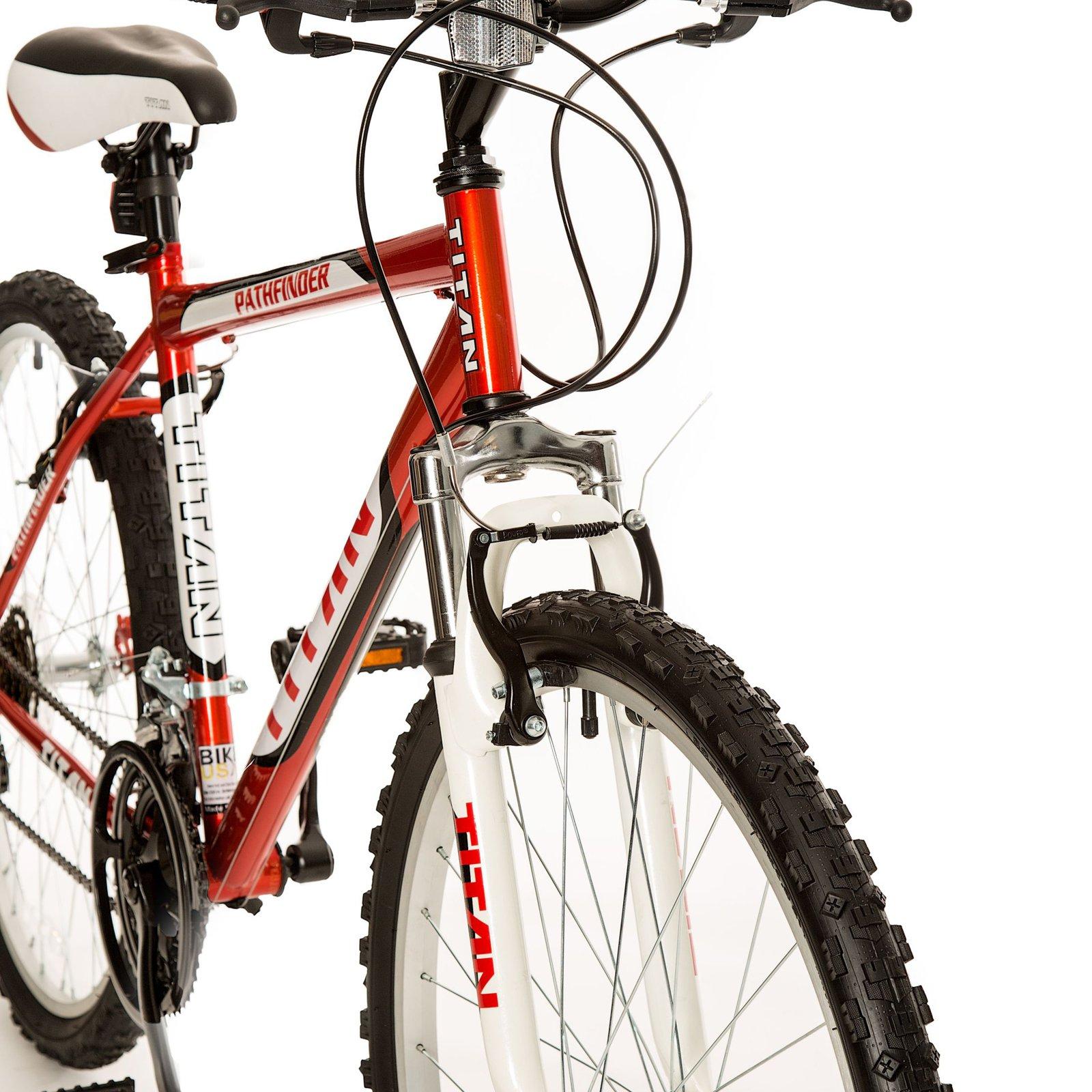 Pathfinder 18-Speed Men's Mountain Bike with Suspension