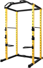 HulkFit 1000-Pound Capacity Multi-Function Adjustable Power Cawith J-Hooks and Dip Bars, Power CaOnly