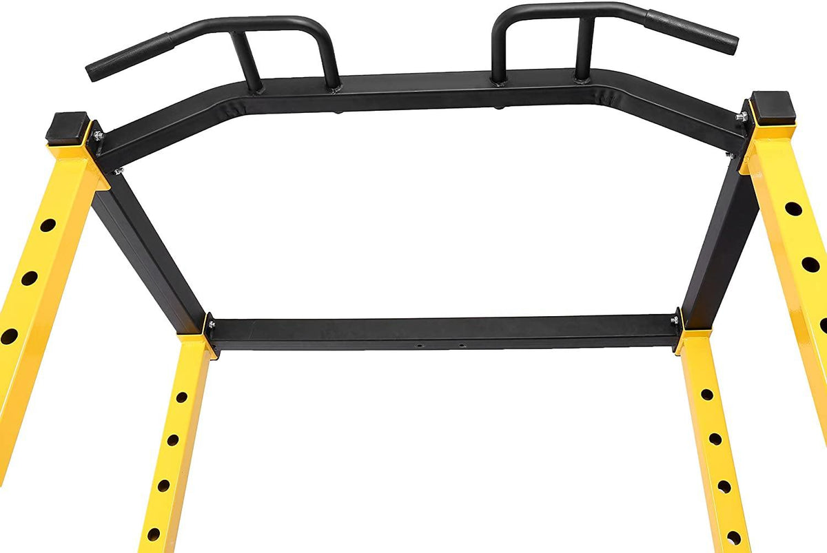 HulkFit 1000-Pound Capacity Multi-Function Adjustable Power Cawith J-Hooks and Dip Bars, Power CaOnly