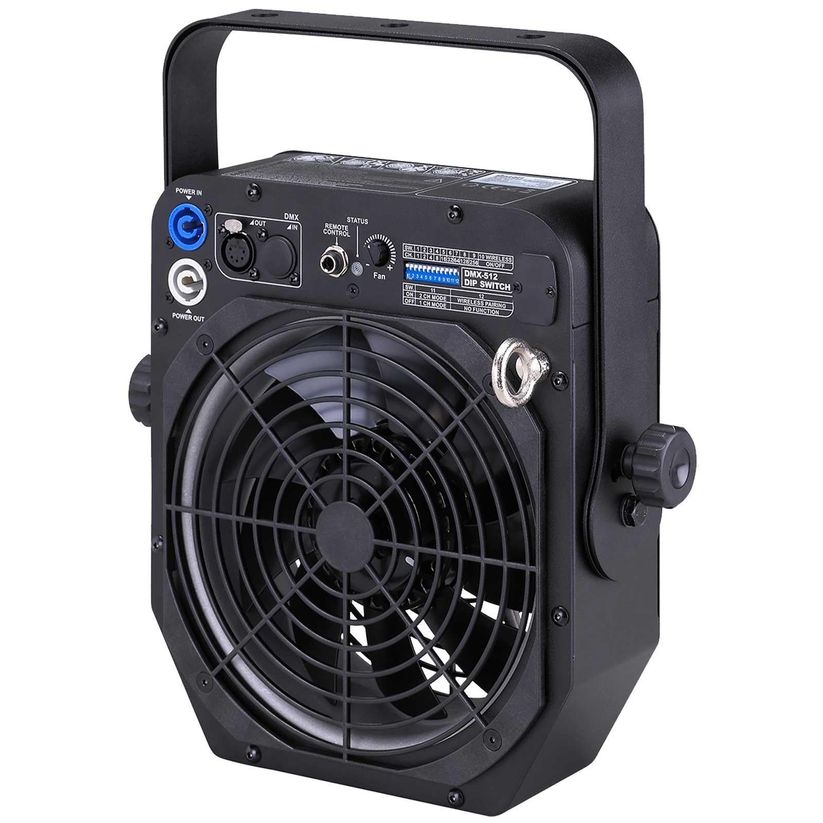 Antari AF-3X Compact Lightweight Viable Speed DMX Fan with Padded Shell Carry Case Package