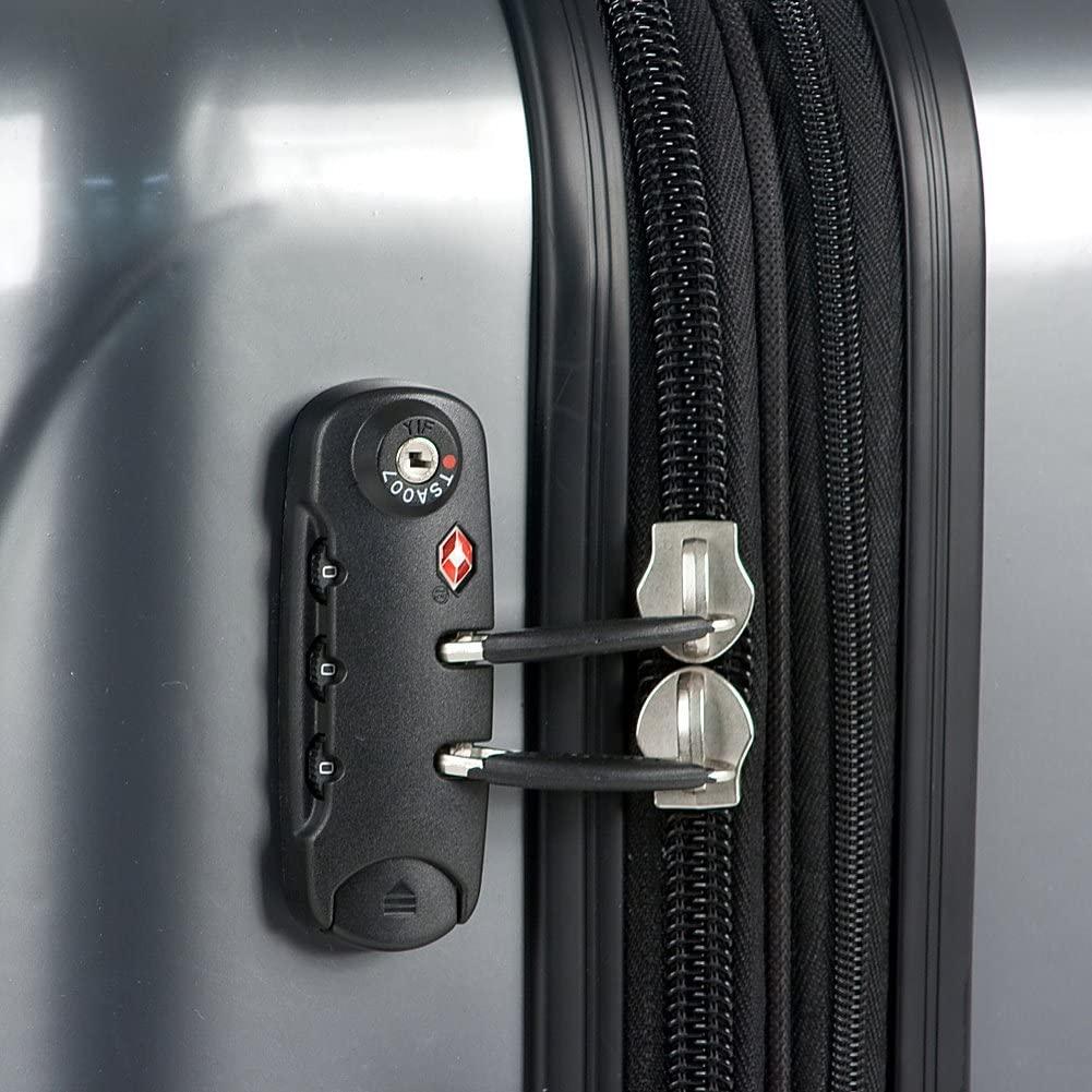 Helium Aero Hardside Expandable Luggage with Spinner Wheels, Titanium, 2-Piece Set (19/29)