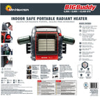 18,000 BTU Portable Radiant Big Buddy Propane Heater